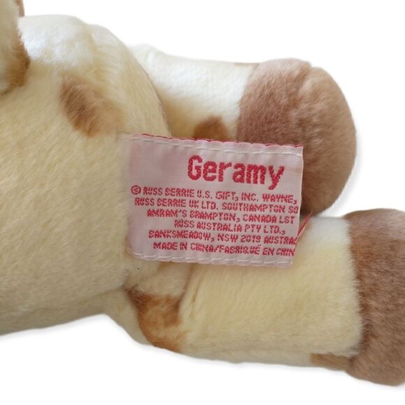 Russ Geramy Giraffe Stuffed Animal Toy Plush Russ Stuffie Plushie Vintage 90s - Picture 8 of 16